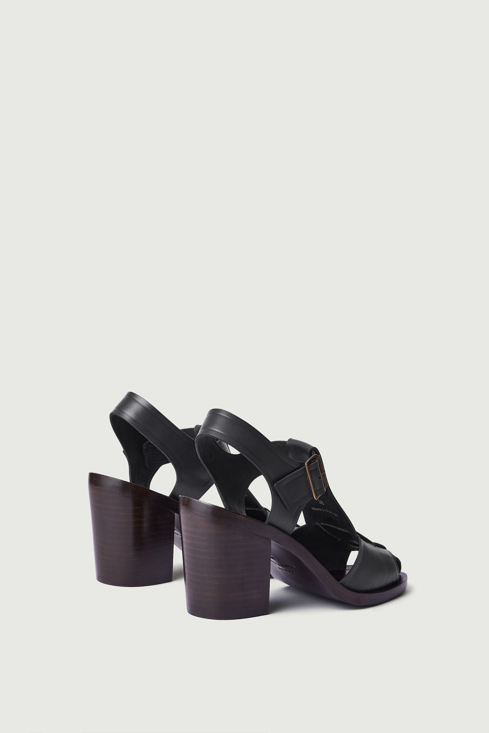 Sandales Vera - Gris Anthracite - Cuir - Femme