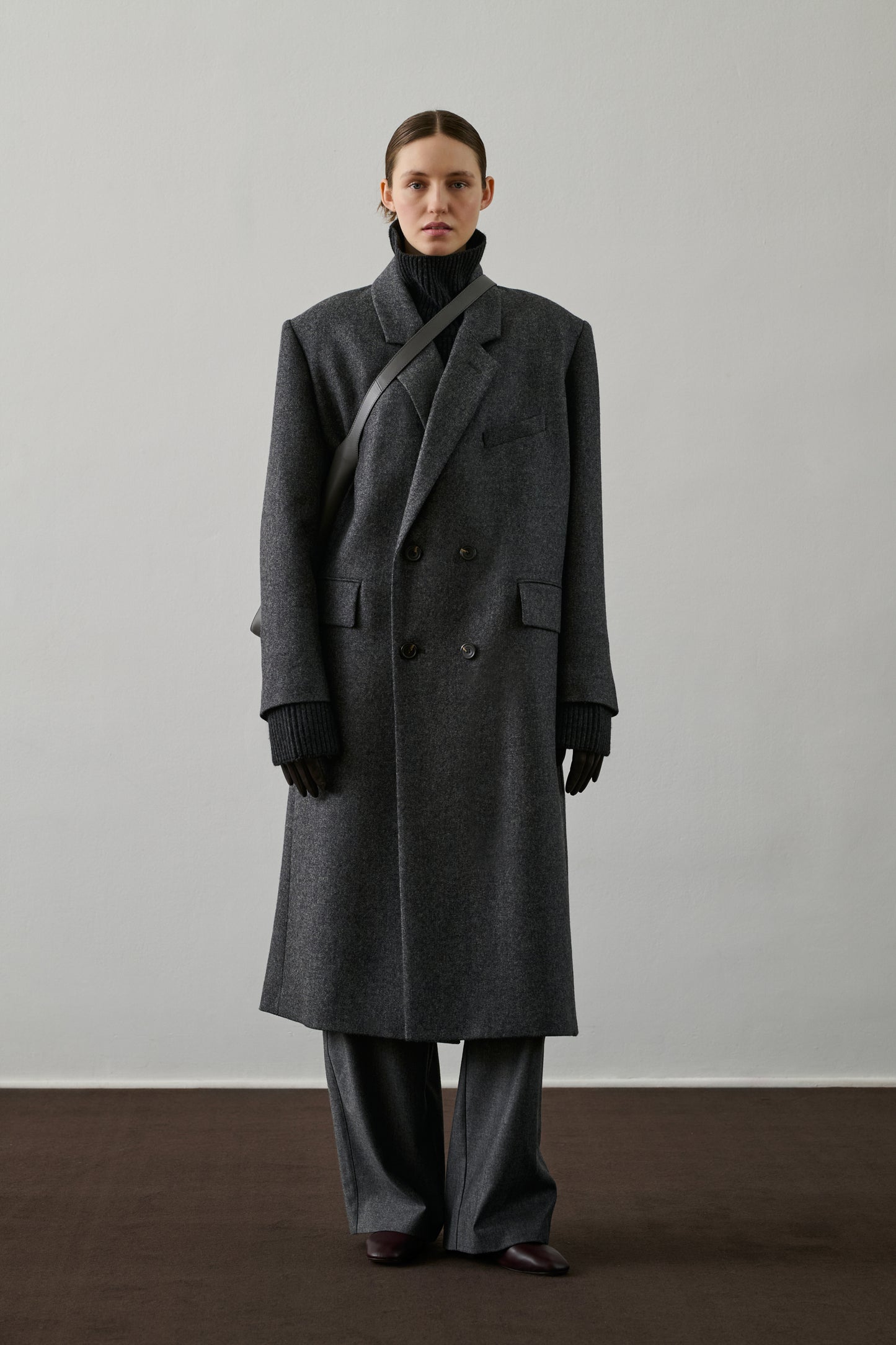 Pantalon Cole - Gris - Laine - Femme