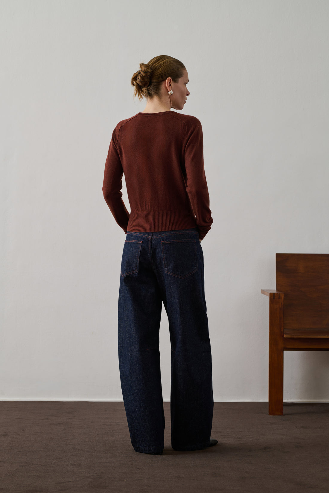 Pull Galway - Rouille - Cachemire - Femme