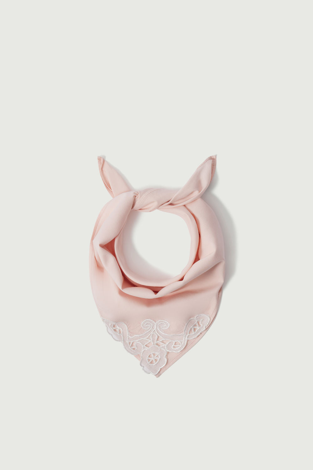 Foulard Hinaya - Rose Pâle - Coton - Femme vue 2